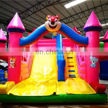 Supply Outdoor Amusement Park Kids Inflatable Bouncy Castle With Slide photo-4