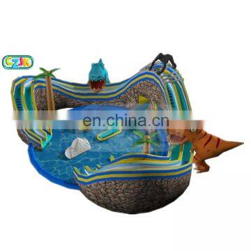 Jurassic china commercial inflatable water park for sale