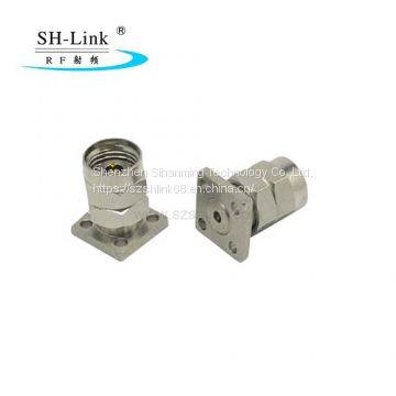 2.4mm high frequency male connector can be machined and customized