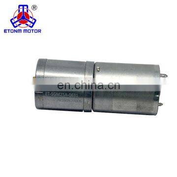 25mm diameter dc gear motor 12v 24v for electric lock