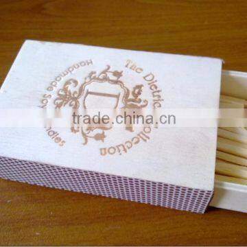 Natural color solid wooden match box,small wood matchstick boxes with phosphorus line                        
                                                Quality Choice