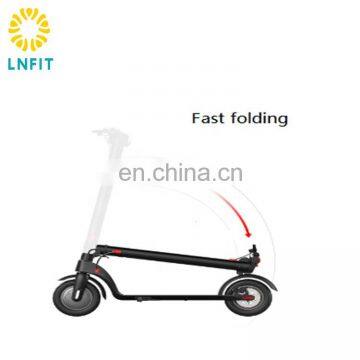 High Quality Cheap Foldable Electric Scooter 8.5 Tire With Sit and Changeable Battery