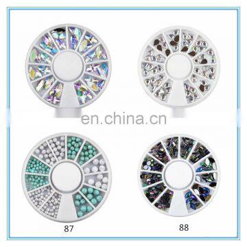 different design nail art rhinestone crystal flat back charm decoration for beauty