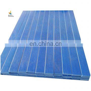 Colored uhmw-pe bar green pe 1000 wear strips okulen uhmw pe1000 green wear strip plastic rail strips flat HDPE strips