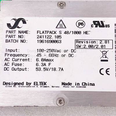 Supply Original Eltek Switching Power 241122.105 Rectifier Module Flatpack S 48/1000 HE photo-3