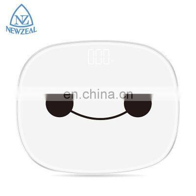 Hospital Hotel Household Use Tempered Safety Glass Platform Bathroom Scale