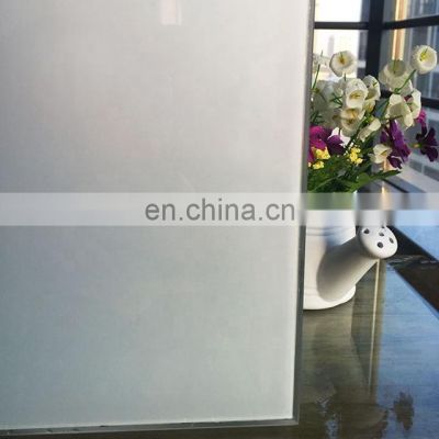 Shower Cabin Sliding Door Flat Curved White Color Tempered Glass