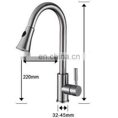 health water sink tap 304 stainless steel kitchen faucet