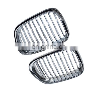 New Chrome Set Left & Right Front Hood Grills For BMW 525i 528i 530i 540i M5 2001-2003 51137005837,51137005838