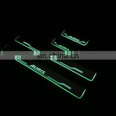 Led Door Sill Plate Strip Welcome Light Pathway Accessories for toyota auris dynamic sequential style