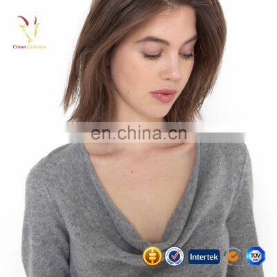 Women's Soft Feeling Cashmere Pullover Sweater photo-4