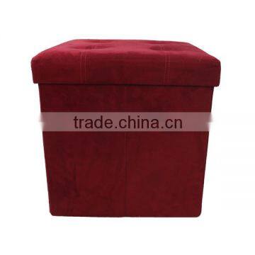 Yes Folded Brown Folding Storage Ottoman photo-5