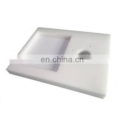 High precision black delrin POM case CNC prototype custom white POM plate parts CNC machining