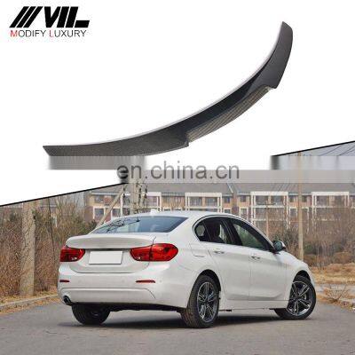 F52 Unpaint Primer Carbon Fiber Rear Wing Trunk Spoiler For BMW F48 F52 1Series M 116i 118i 120i  2016-2019