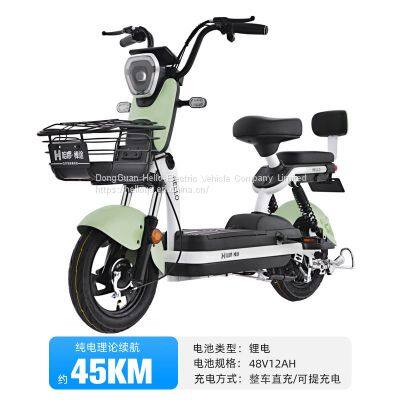 Hello electric car new national standard electric bicycle small 48 parent-child car instead of battery car