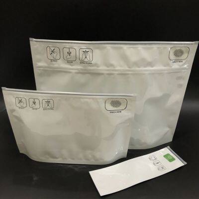 1/8oz 1/4oz 1/2oz 1oz 1LB Custom Printed Mylar Dispensary Packaging Supplies Pinch Slide Exit Bag photo-2