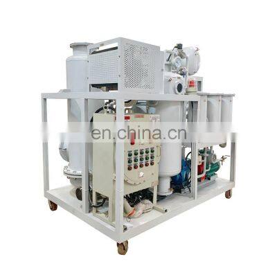 High Precision Coolant Oil Treatment Machine Red Diesel Oil Purifier Unit