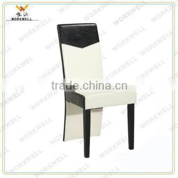 WorkWell PU high quality dining room chair with Rubber wood legs Kw-D4078