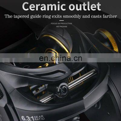 Carbon Shell Drum Reel High Speed 6.3:1 MAX Drag 16KG Saltwater Drag Reel