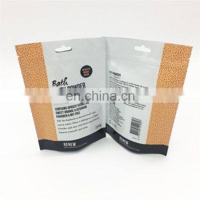 200g foil stand up pouch 8oz matcha green tea packaging bag with zip lock bags