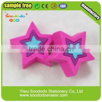 five pointed star shaped cute Office School eraser