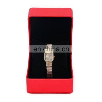 Wholesale Customized Luxury Packaging Gift Bright Red Watch Box photo-2