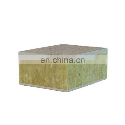 Acoustic Fireproof Exterior House Building Materials Brick Style Rock Wool Sandwich Panel