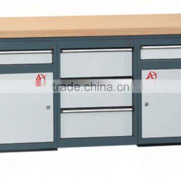 Cold Rolled Steel Garage Use Workbench With Wood Top AX-3322 photo-3