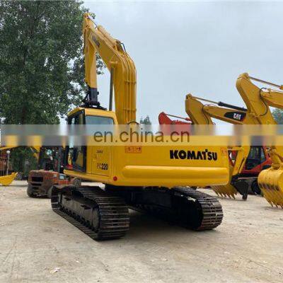 Used komatsu pc220 pc220-6 crawler excavator , Komatsu pc220 pc200 digger , Japan komatsu digging machinery