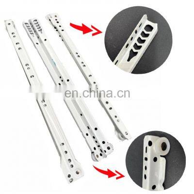 Furniture Hardware FGV Style Coated Drawer Slide With Nylon Wheel Cabinet Drawer Runner Slide Rail photo-5