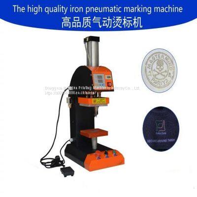 Hengjun pneumatic simplex ironing machine pneumatic label ironing machine T-shirt simplex hot stamping machine