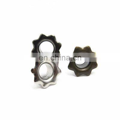 11mm Flower Shape Brass Metal Grommets and Eyelets photo-5