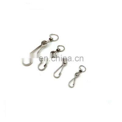 JRSGS Customized High Quality Stainless Steel Swivel Snap Lanyards Zipper Hanging Buckle Keychaine Keyring Accessory photo-5