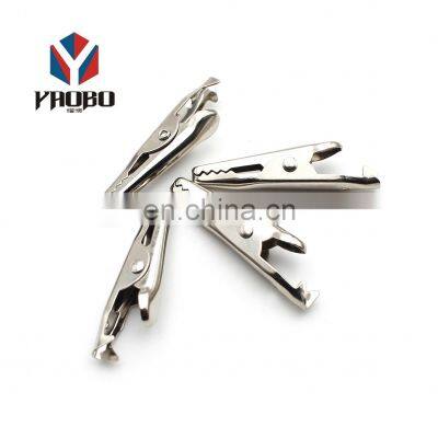 decorative swivel badge clips Nickel Free Lead Free Magnetic Spring Clip Rectangular BulldogMetal Steel Crocodile Clip