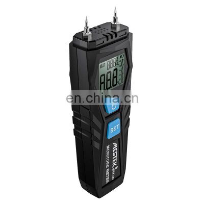 Mestek WM700 Wood Humidity Tester Hygrometer Timber Damp Detector Tree Density Digital tester Black Wood Moisture Meter