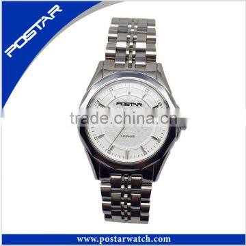 Sapphire Watch Stainless Steel Japan movement quartz watch