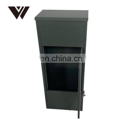 outdoor wall mounted or standing parcel box metal parcel delivery drop box