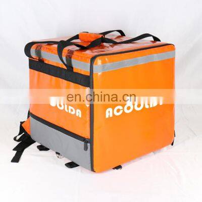 Hot sale Large Capacity Waterproof Motorcycle Customized Logo Pizza Insulated Cooler Food Delivery Bag ACD-B-001