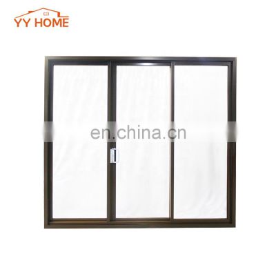 USA/Canada Standard Gold Supplier hurricane impact windows and door aluminum sliding glass door with good performance system