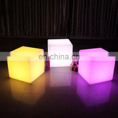 Led furniture outdoor 2022 New Year Decoration Led Light Rubik cube Table Colors Led+Illumination Bar Led Cube Chair