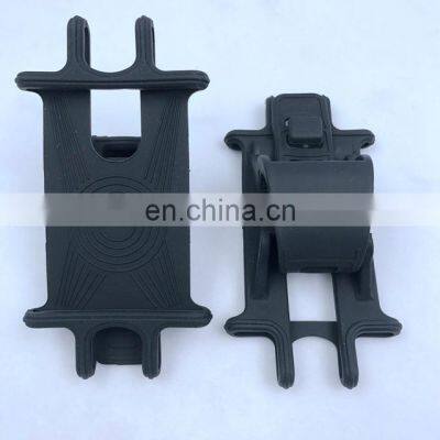 Fast Shipping Black Hign Quality Adjustable Silicone Bike Phone Holder For Bicycle