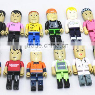 promotional gift cartoon people usb