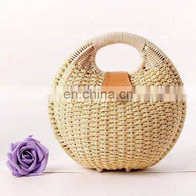 Hot Sale Unique Straw Bag Vietnam Supplier Luxury Beach Handbag Wholesale in Bulk