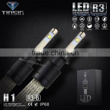 2016 new products led car light r3 h1 H3 H7 H4 high low beam 40w 4800lm led headlight kit