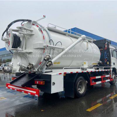 15 Cubic Meter Sewage Suction Truck With High-pressure Dredging Function