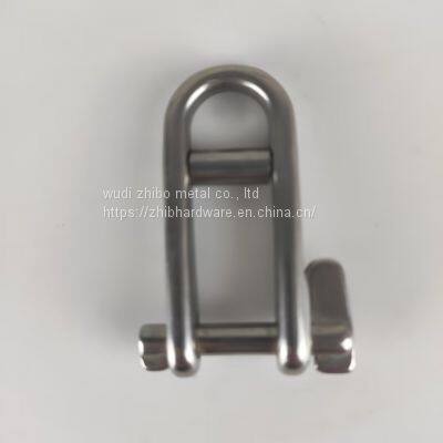 Marine Hardware 304/316 Stainless steel key pin shackle with bar