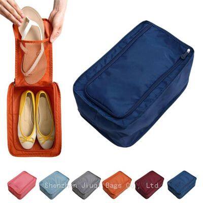 Portable Sneaker Bag Waterproof Breathable Single Travel Boot Rugby Sports Gym Carry Storage Case Foldable Small Shoe Bag