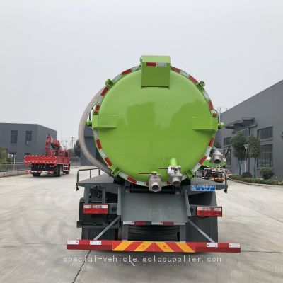 Diesel 4X2 High Pressure Vacuum Fecal Sewage Suction Tank Truck