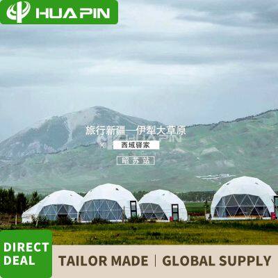 Hot Sale Geodesic Dome Tent Transparent Igloo Tent Glamping Dome Tent for Resort photo-2