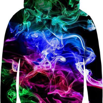 Kids 3D Print Pullover Hoodies Warm Thick Hooded Sweatshirt with Packet for Boys Girls